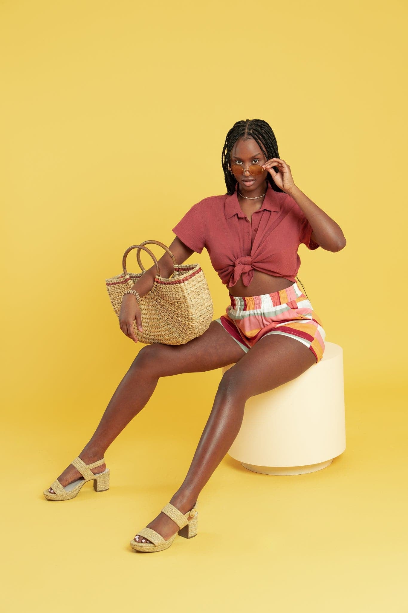 Double Gauze Organic Cotton Camp Shirt GyalBashy