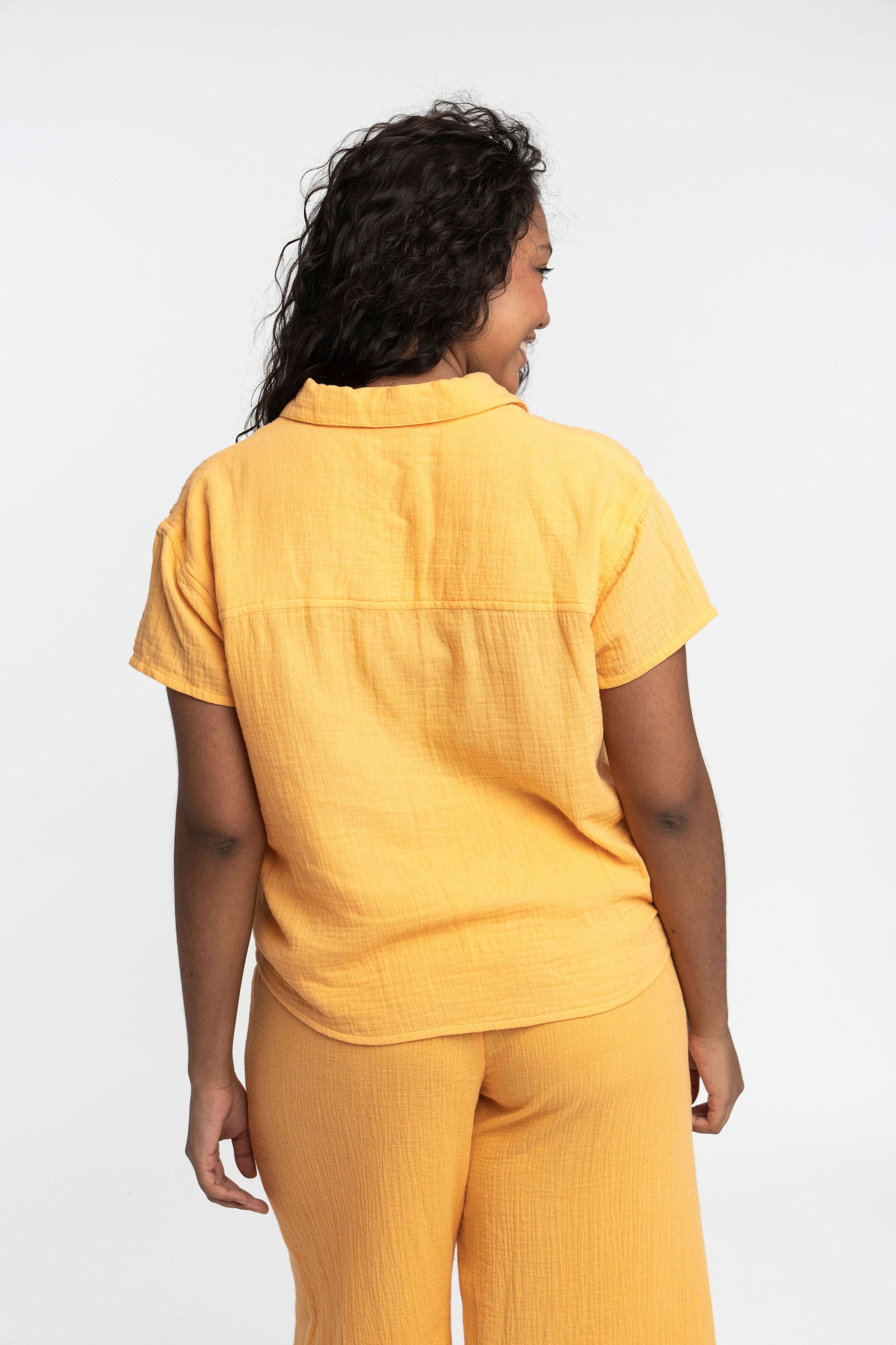 Double Gauze Organic Cotton Camp Shirt GyalBashy