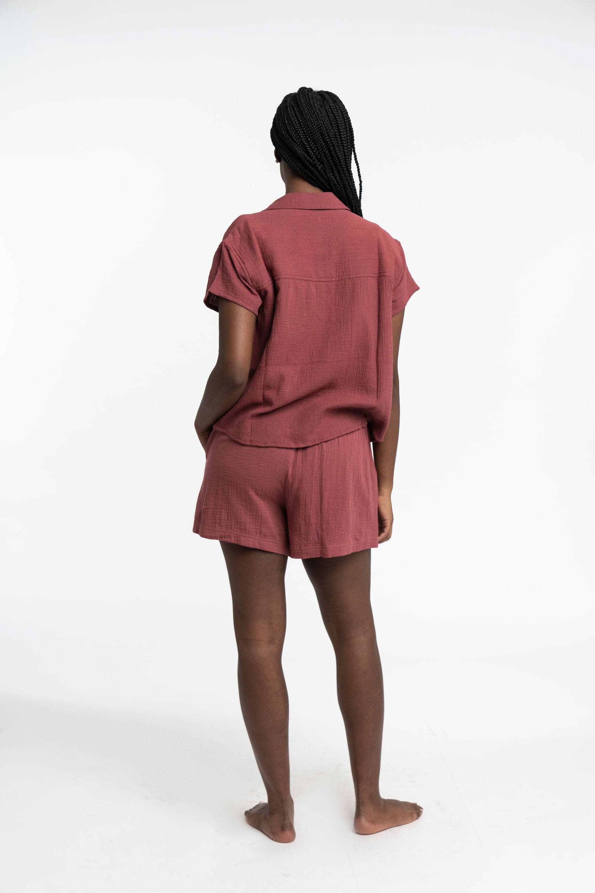 Double Gauze Organic Cotton Camp Short GyalBashy