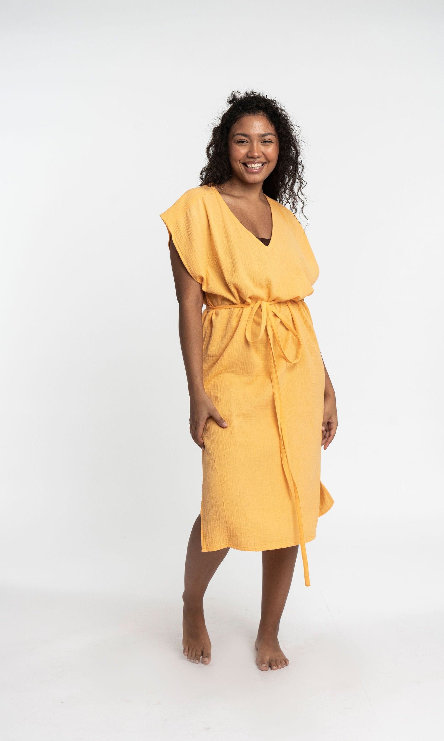Double Gauze Organic Cotton Elisa Cover Up Dress GyalBashy