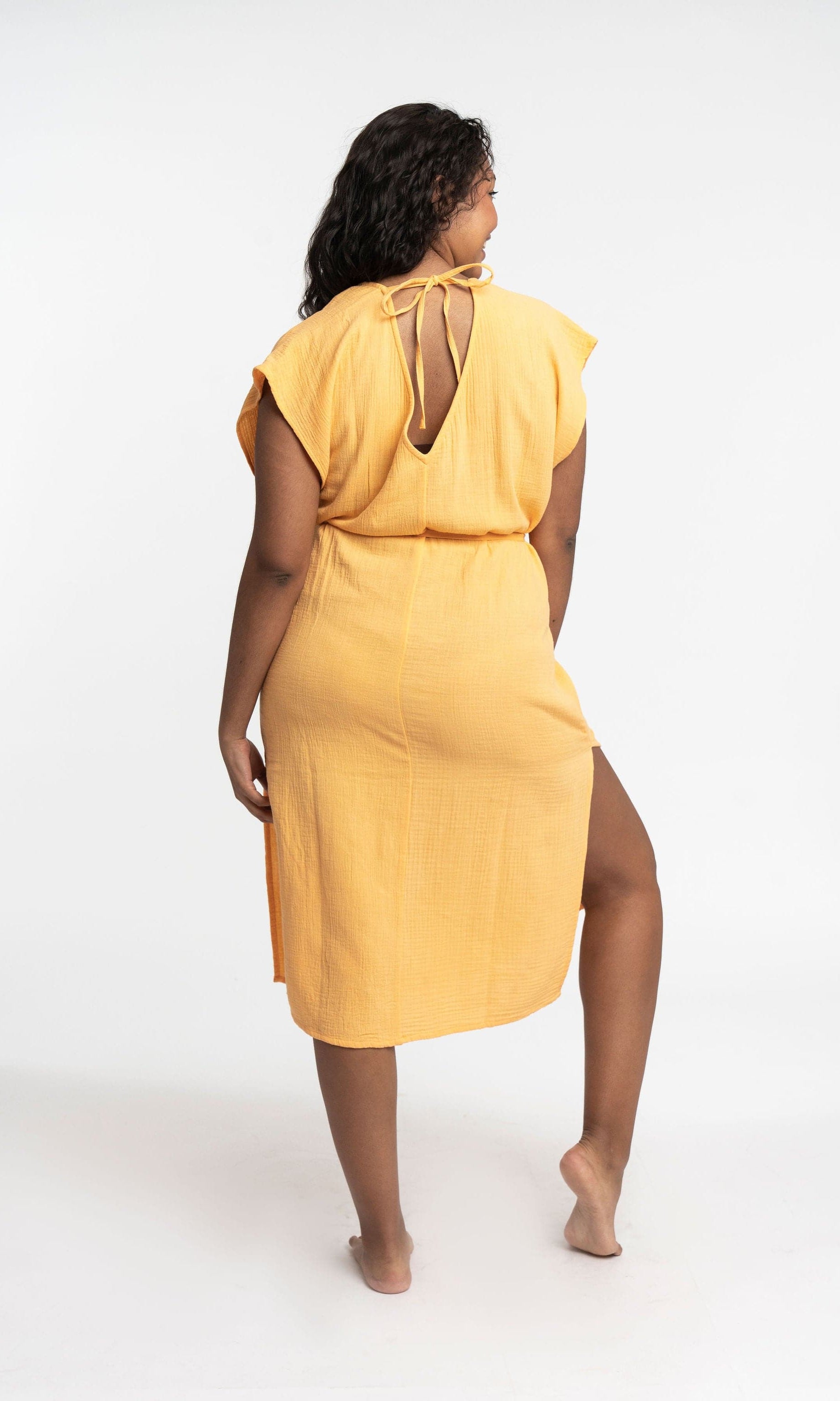 Double Gauze Organic Cotton Elisa Cover Up Dress GyalBashy