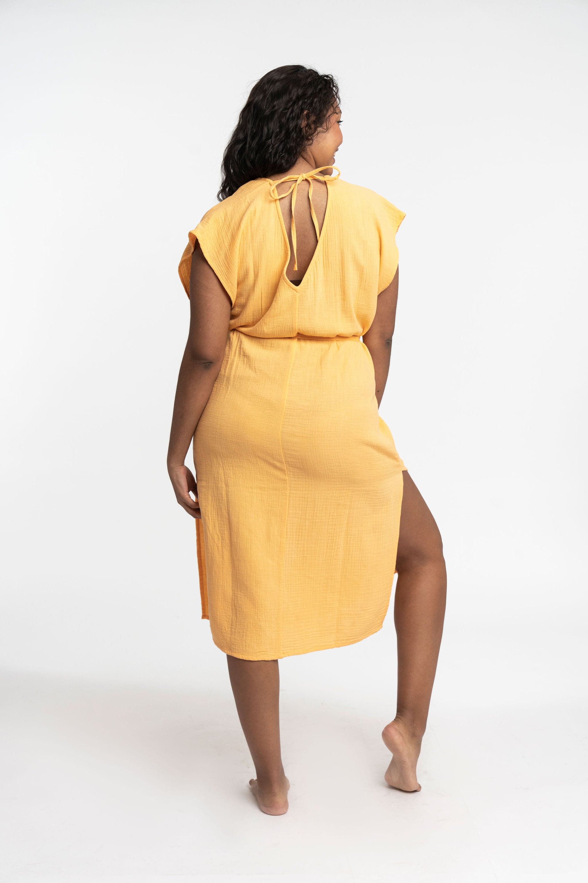 Double Gauze Organic Cotton Elisa Cover Up Dress GyalBashy