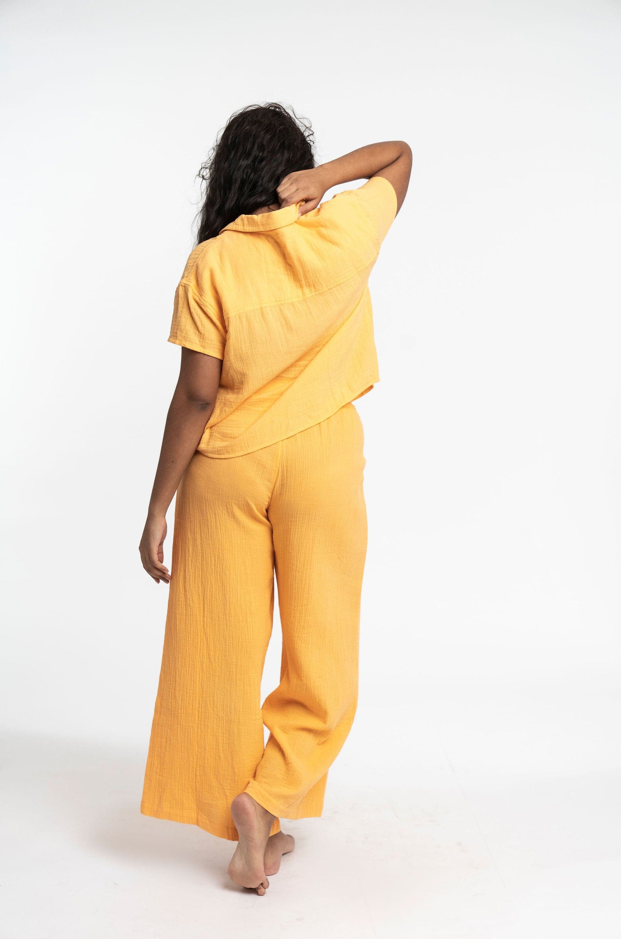 Double Gauze Organic Cotton Palazzo Pant GyalBashy