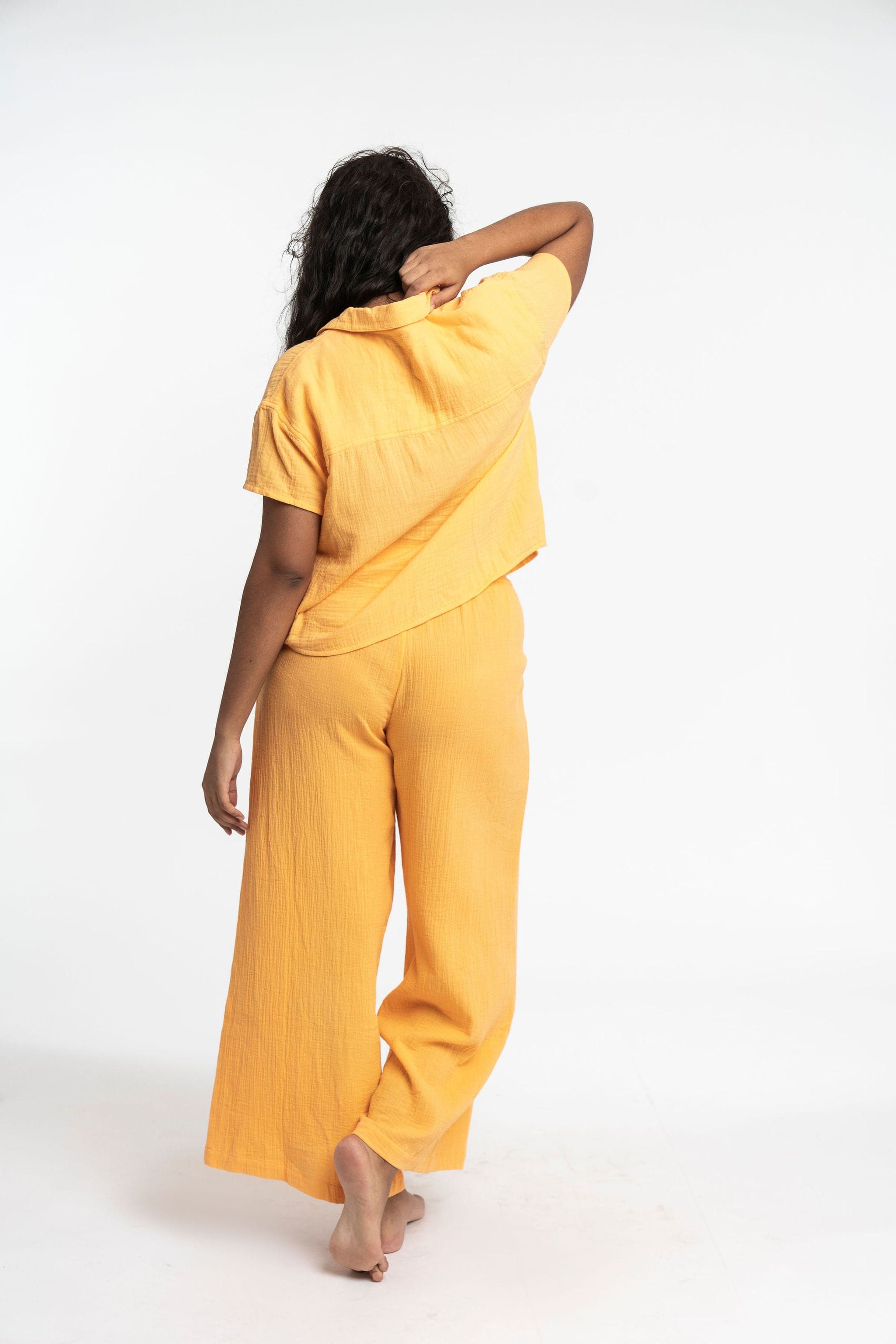 Double Gauze Organic Cotton Palazzo Pant GyalBashy