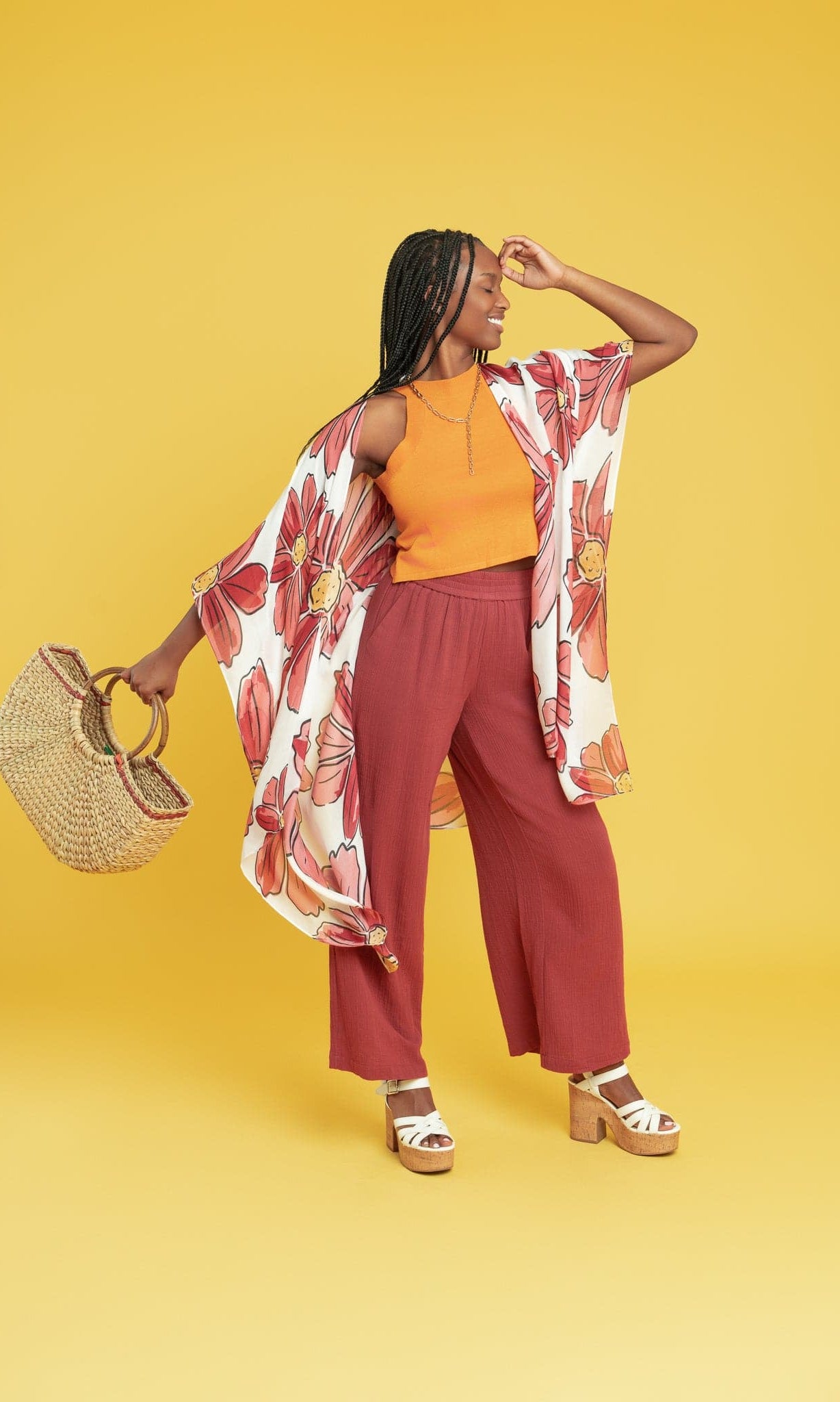 Double Gauze Organic Cotton Palazzo Pant GyalBashy