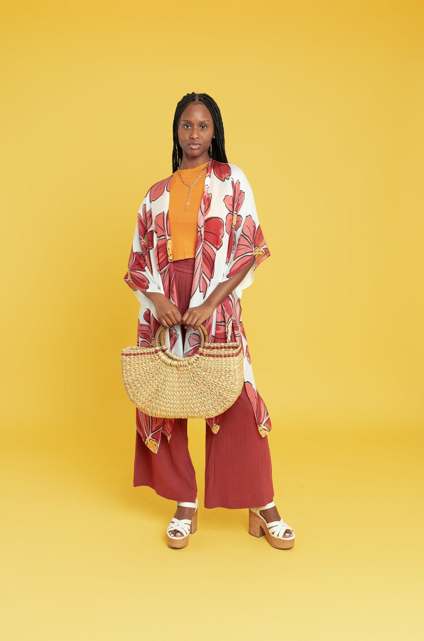 Double Gauze Organic Cotton Palazzo Pant GyalBashy