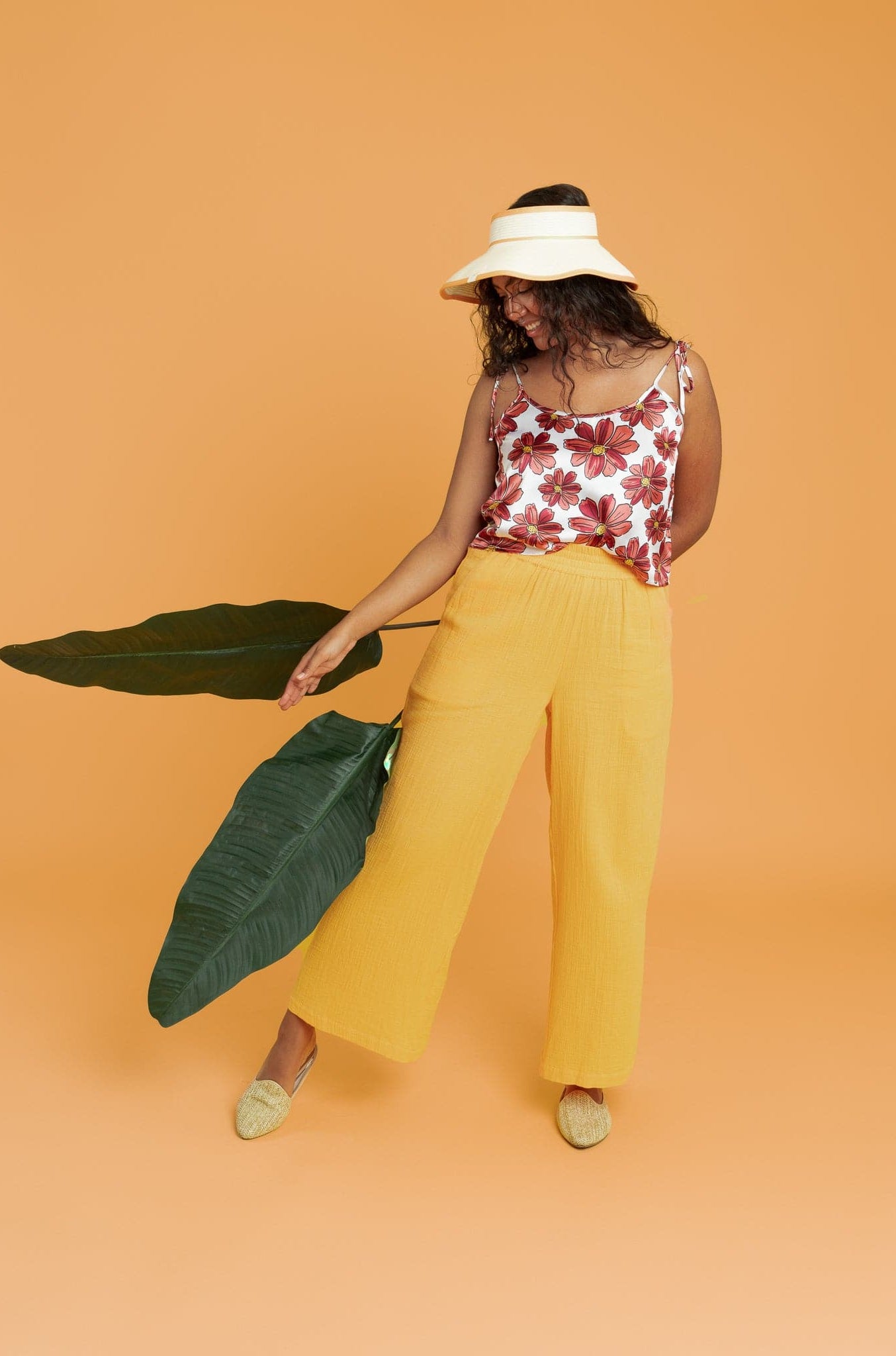 Double Gauze Organic Cotton Palazzo Pant GyalBashy