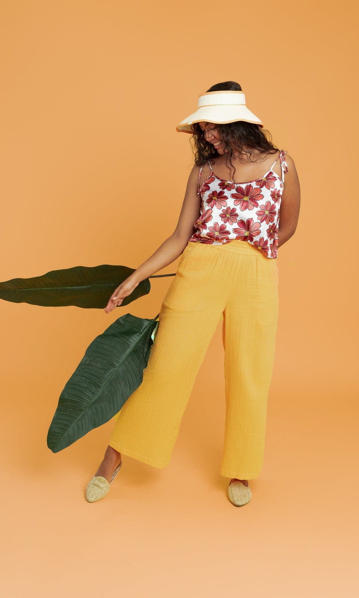 Double Gauze Organic Cotton Palazzo Pant GyalBashy