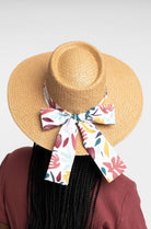 Galina Straw Hat With Recycled Microfiber Printed Band GyalBashy