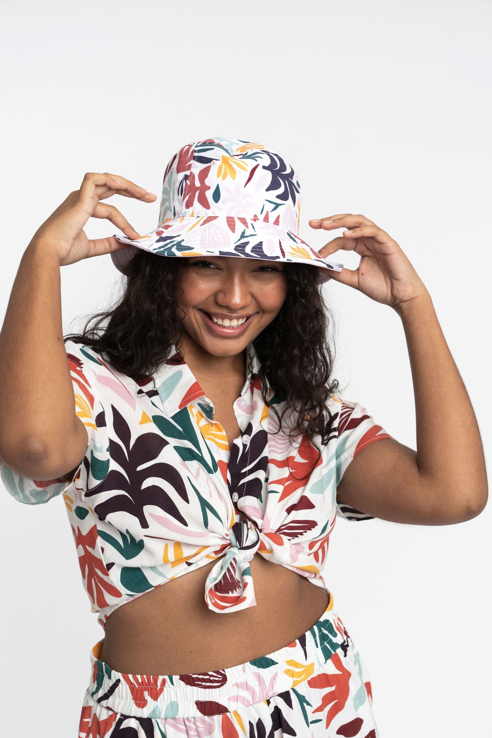 Grenada Reversible Printed Bucket Hat GyalBashy