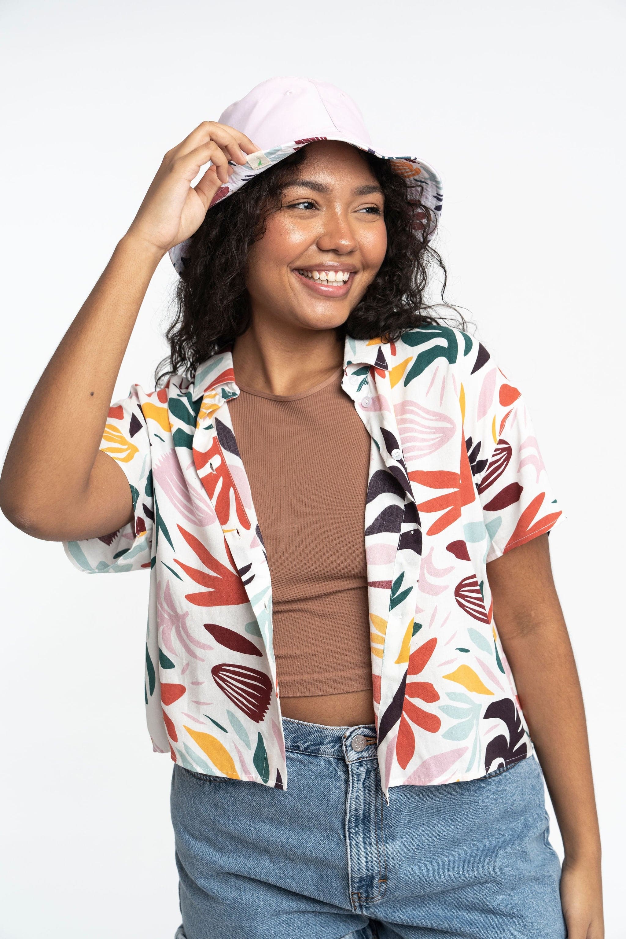 Grenada Reversible Printed Bucket Hat GyalBashy