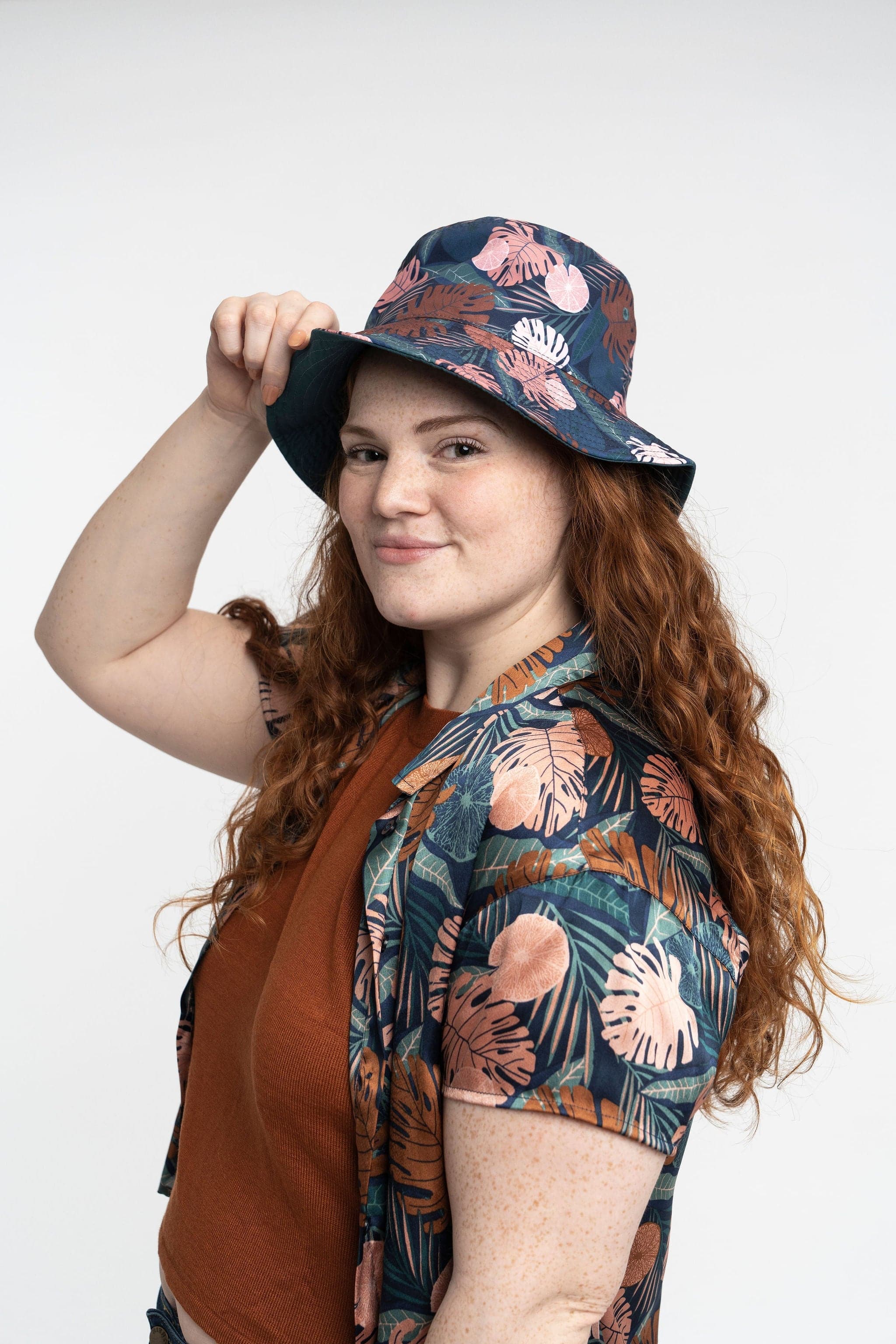 Grenada Reversible Printed Bucket Hat GyalBashy
