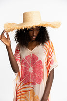 Hand-Braided Raffia Aruba Oversized Sun Hat GyalBashy