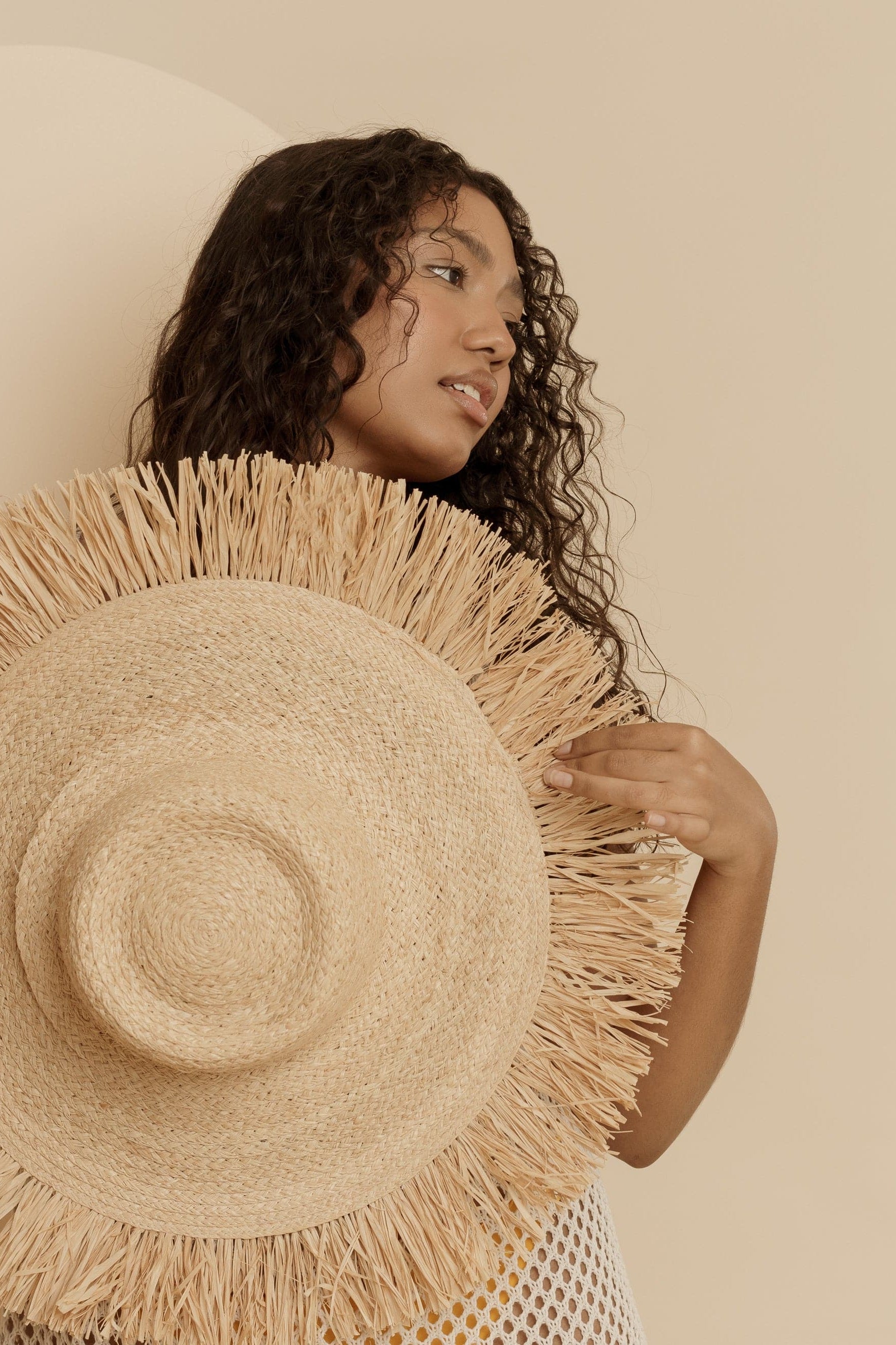 Hand-Braided Raffia Aruba Oversized Sun Hat GyalBashy