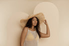 Hand-Braided Raffia Aruba Oversized Sun Hat GyalBashy