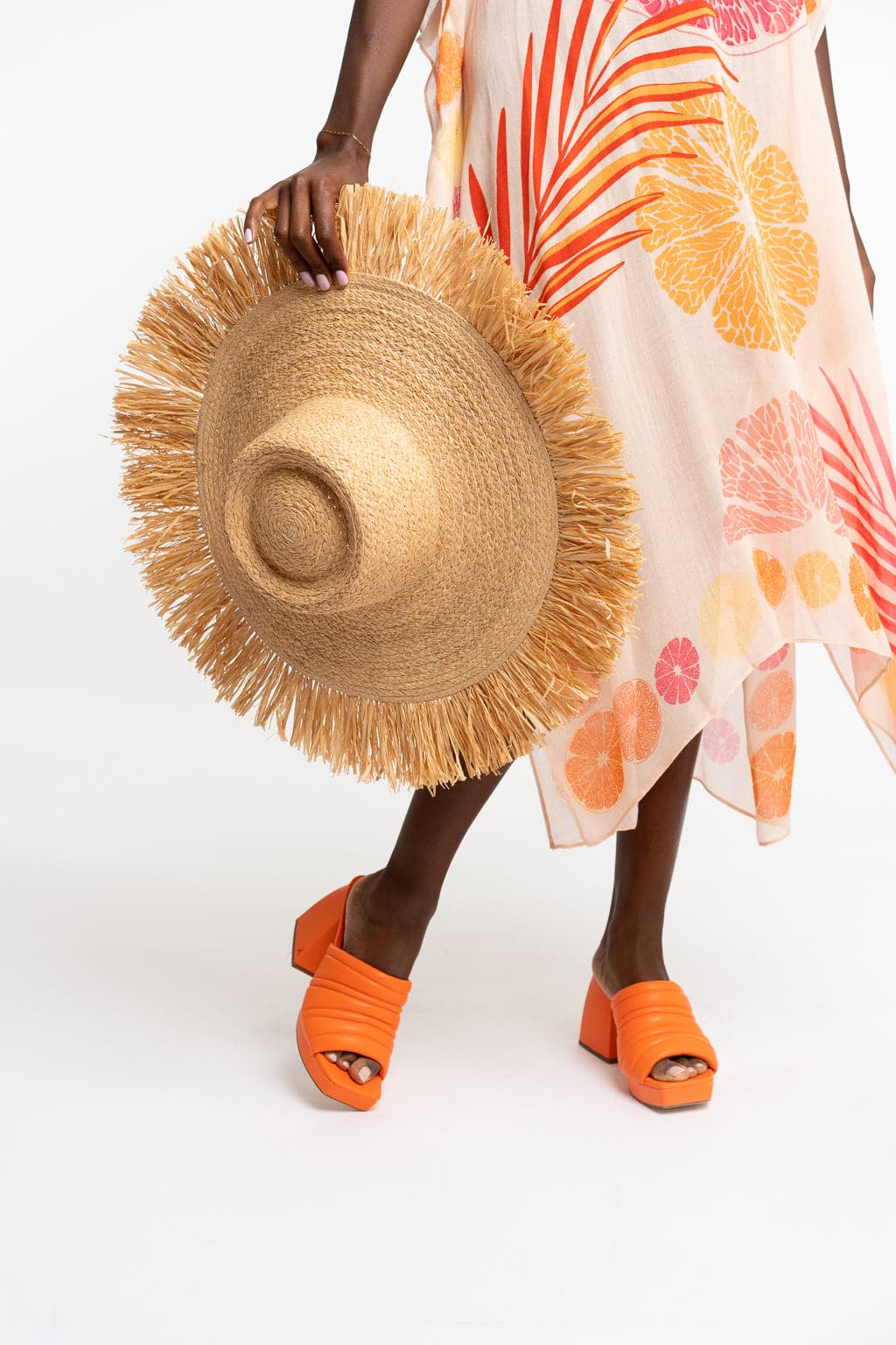 Hand-Braided Raffia Aruba Oversized Sun Hat GyalBashy