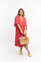 Kingston Hand Woven Rattan Tote With Jute Handles GyalBashy
