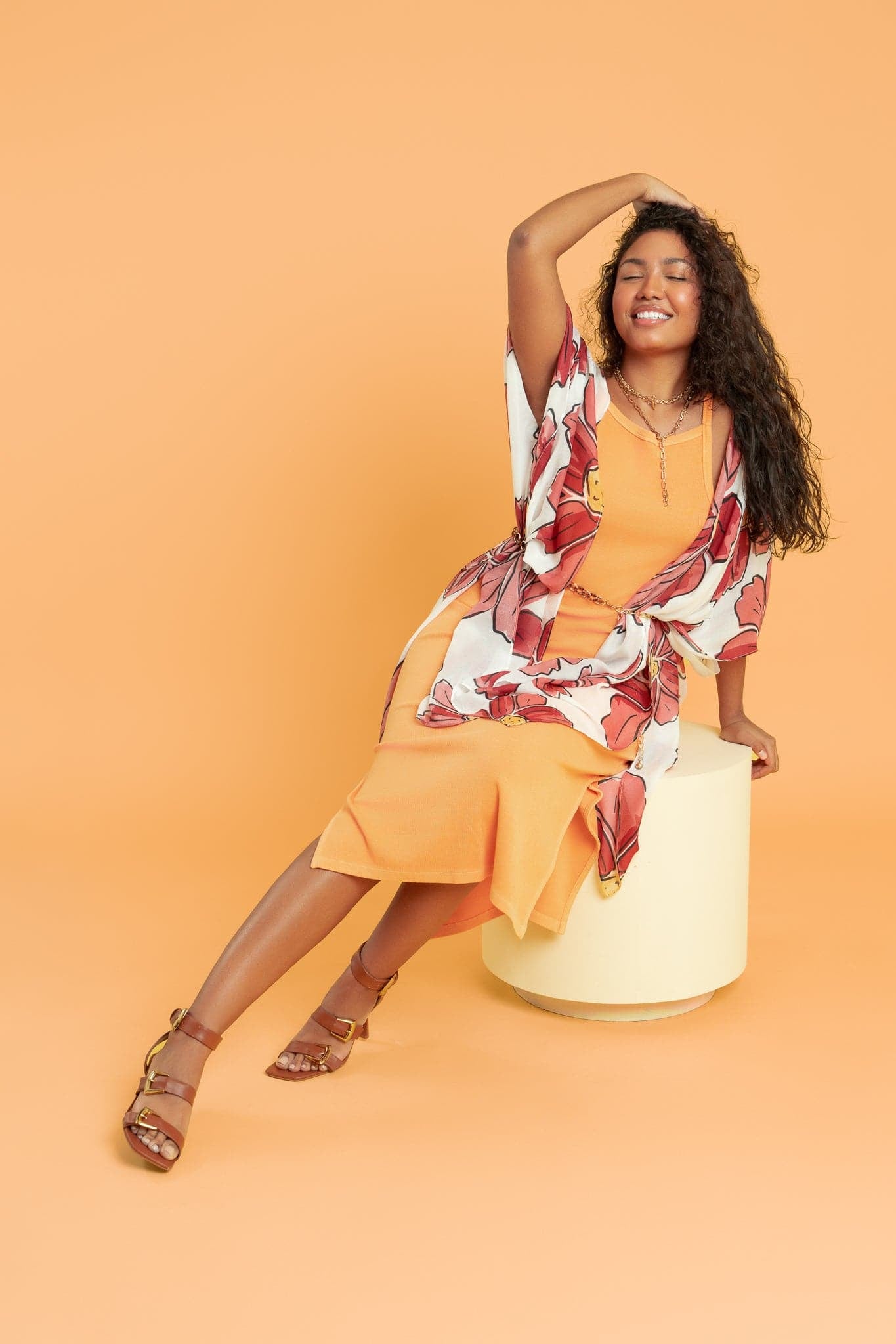 Lenzing Modal Santana Printed Beach Ruana GyalBashy