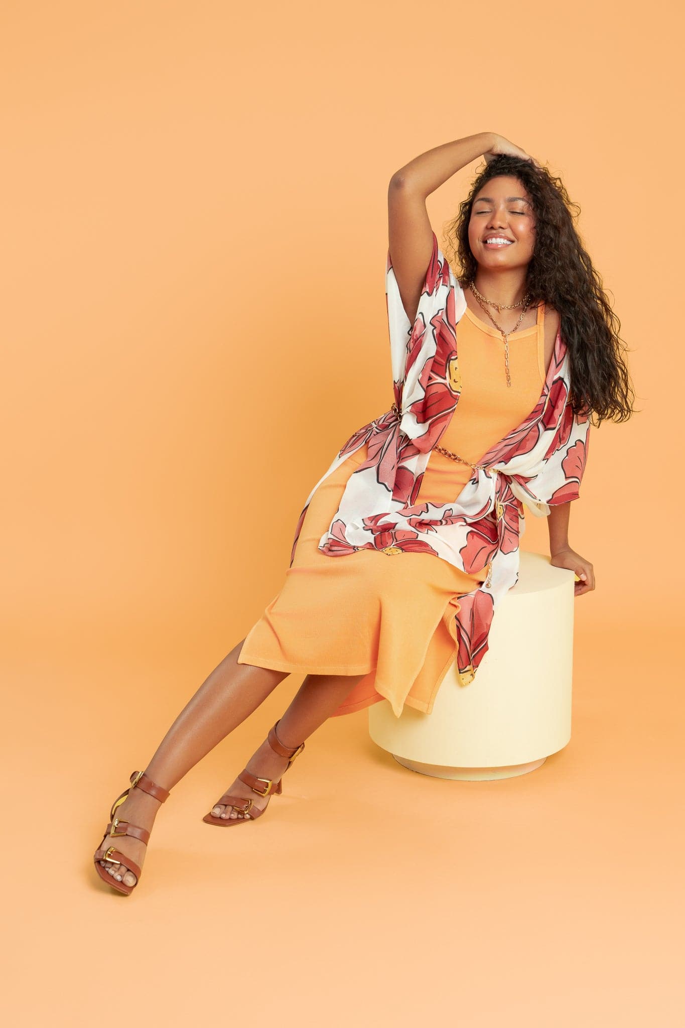 Lenzing Modal Santana Printed Beach Ruana GyalBashy