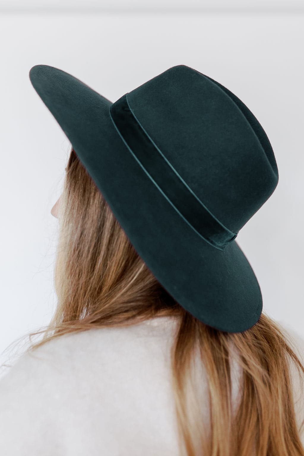 Molded Wool Fedora with Velvet Band GyalBashy