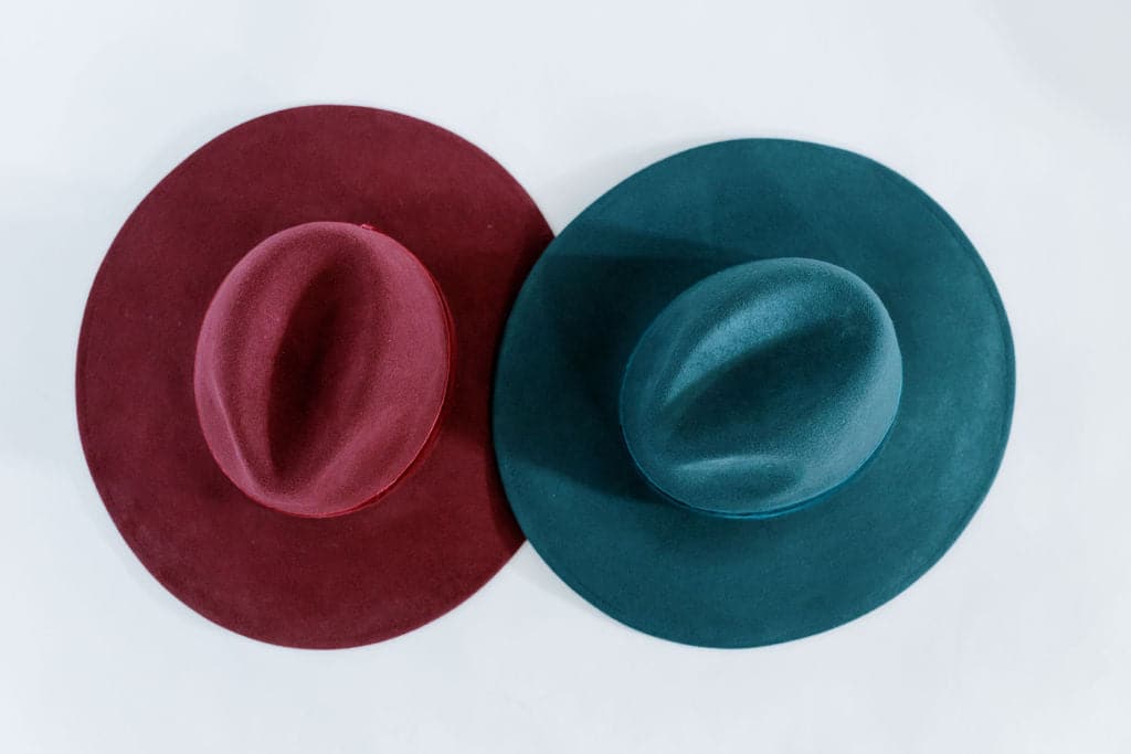 Molded Wool Fedora with Velvet Band GyalBashy