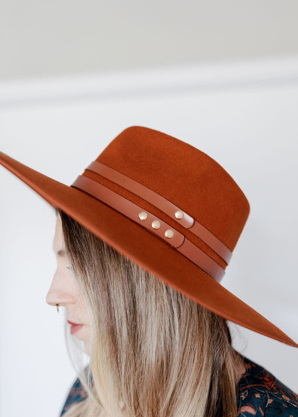 Molded Wool Rancher with Double Genuine Leather Band GyalBashy