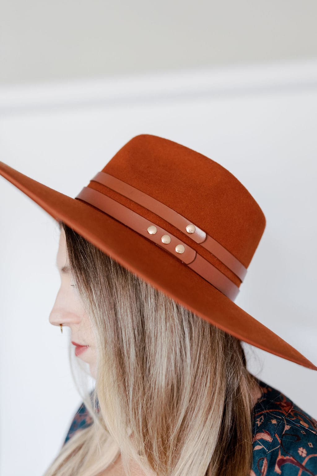 Molded Wool Rancher with Double Genuine Leather Band GyalBashy