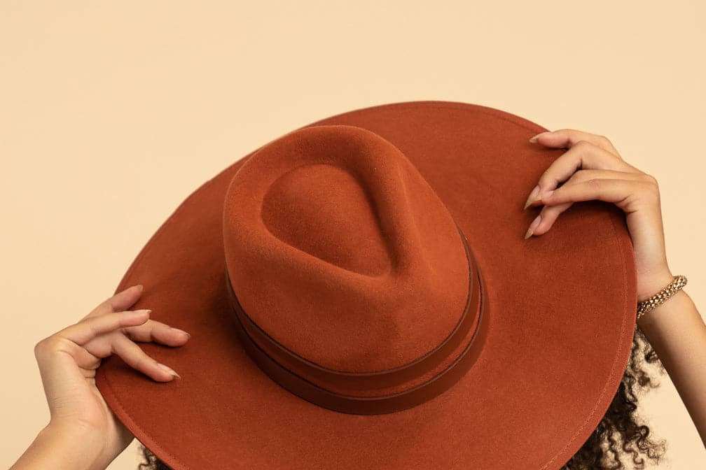 Molded Wool Rancher with Double Genuine Leather Band GyalBashy