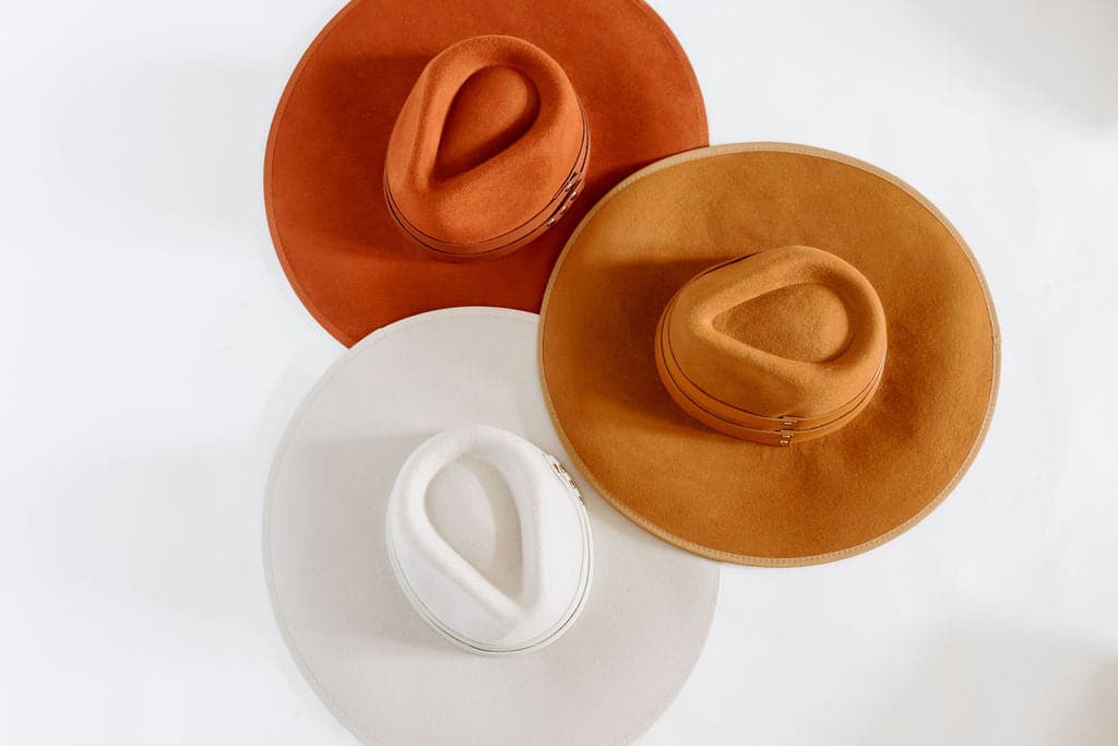 Molded Wool Rancher with Double Genuine Leather Band GyalBashy