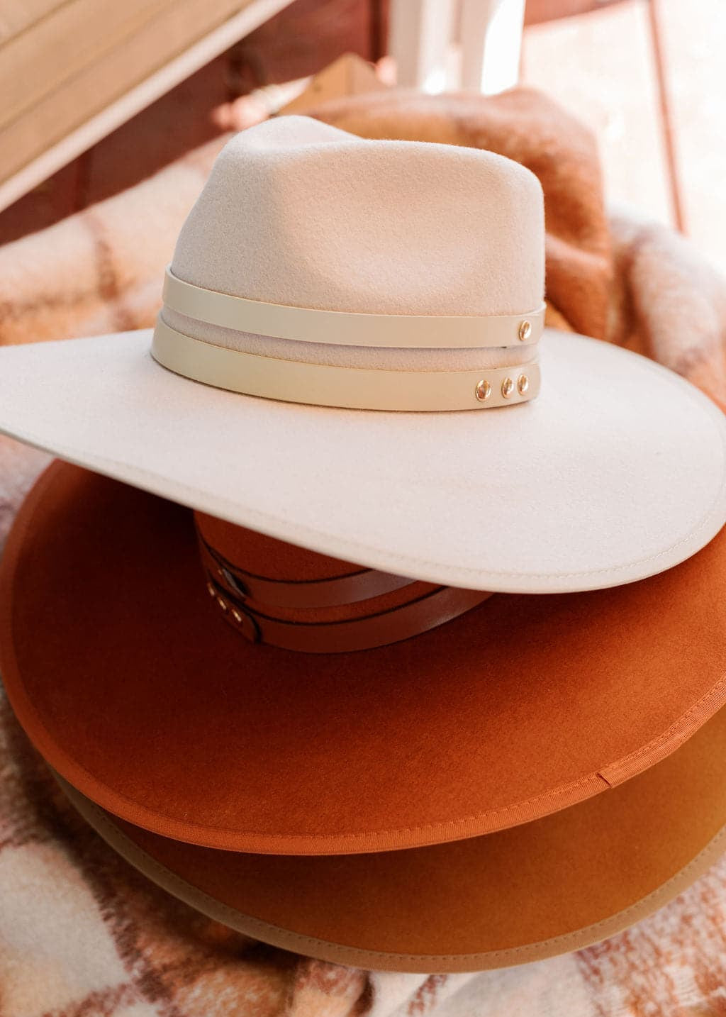 Molded Wool Rancher with Double Genuine Leather Band GyalBashy