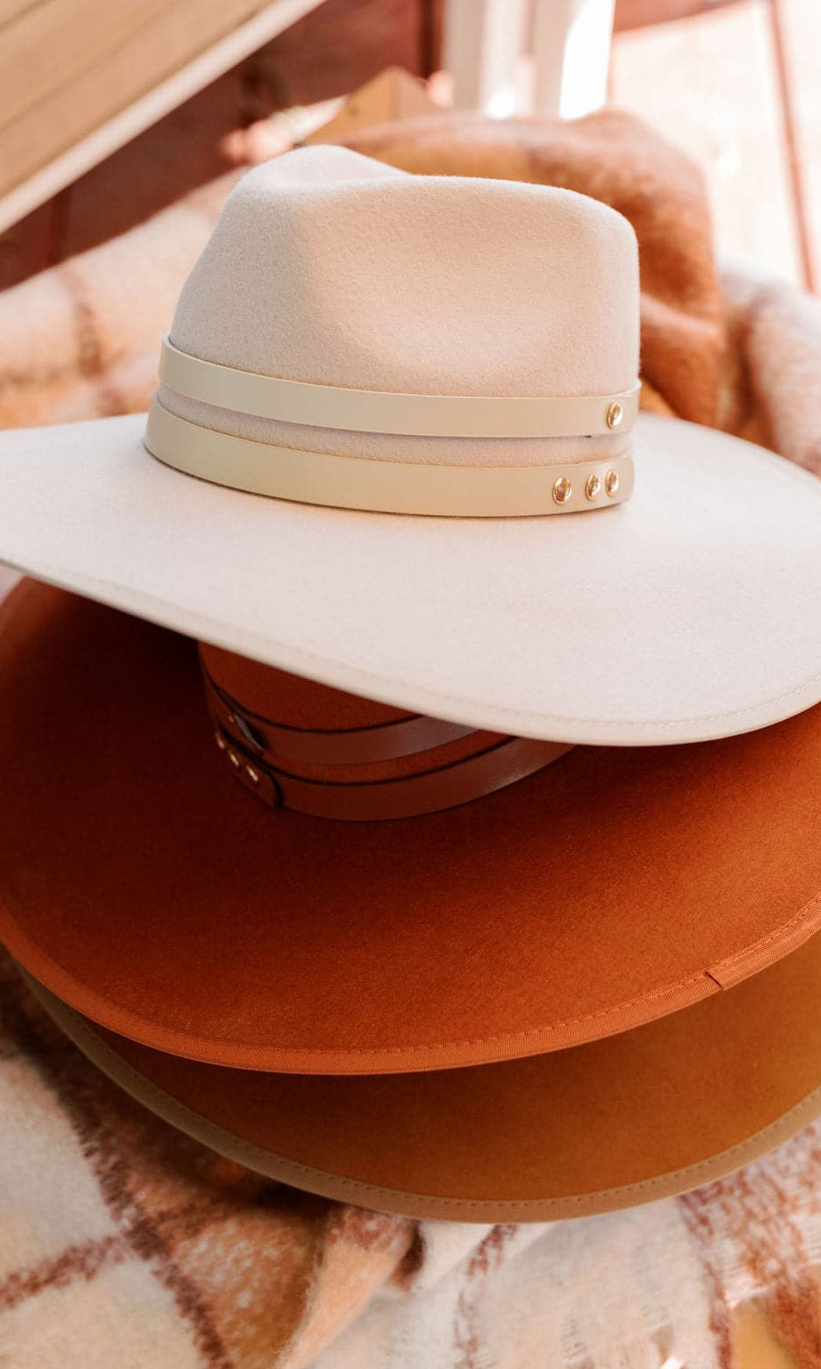 Molded Wool Rancher with Double Genuine Leather Band GyalBashy
