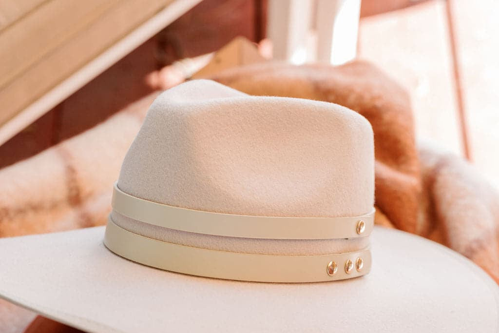 Molded Wool Rancher with Double Genuine Leather Band GyalBashy