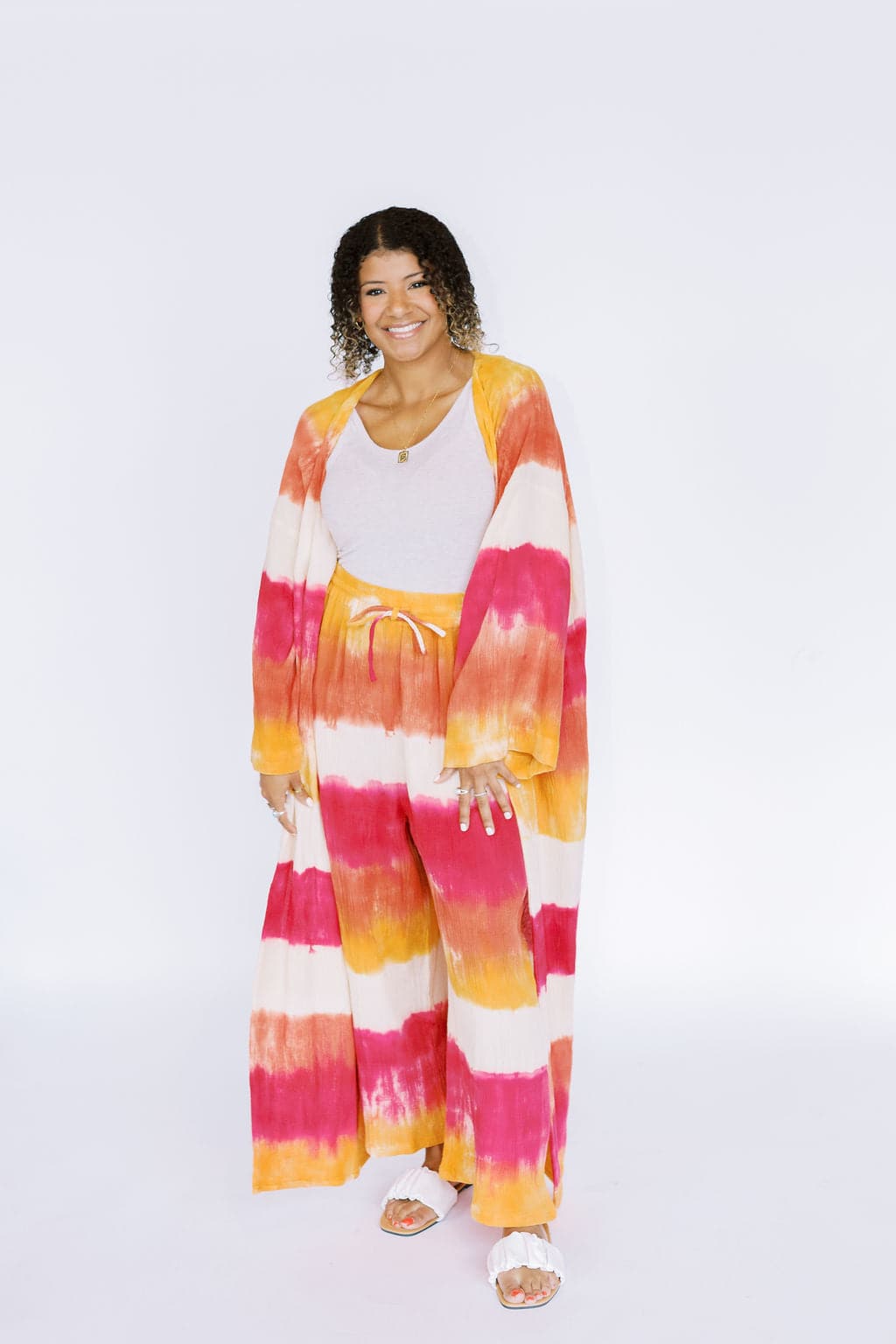 Organic Cotton Mona Ombre Maxi Kaftan GyalBashy