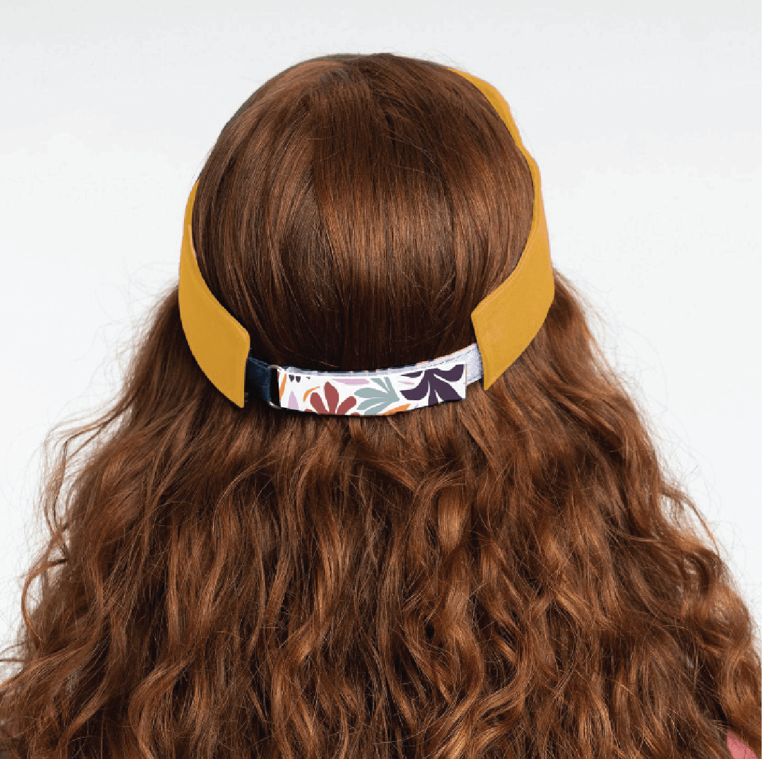 Organic Cotton Twill Sun Visor With Printed Back Strap GyalBashy