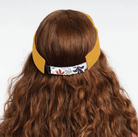 Organic Cotton Twill Sun Visor With Printed Back Strap GyalBashy