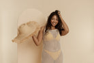 Recycled Polyester Bambarra Crochet Coverup With Tassels GyalBashy