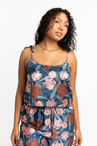 Recycled Polyester Havana Silky Printed Lounge Tank GyalBashy