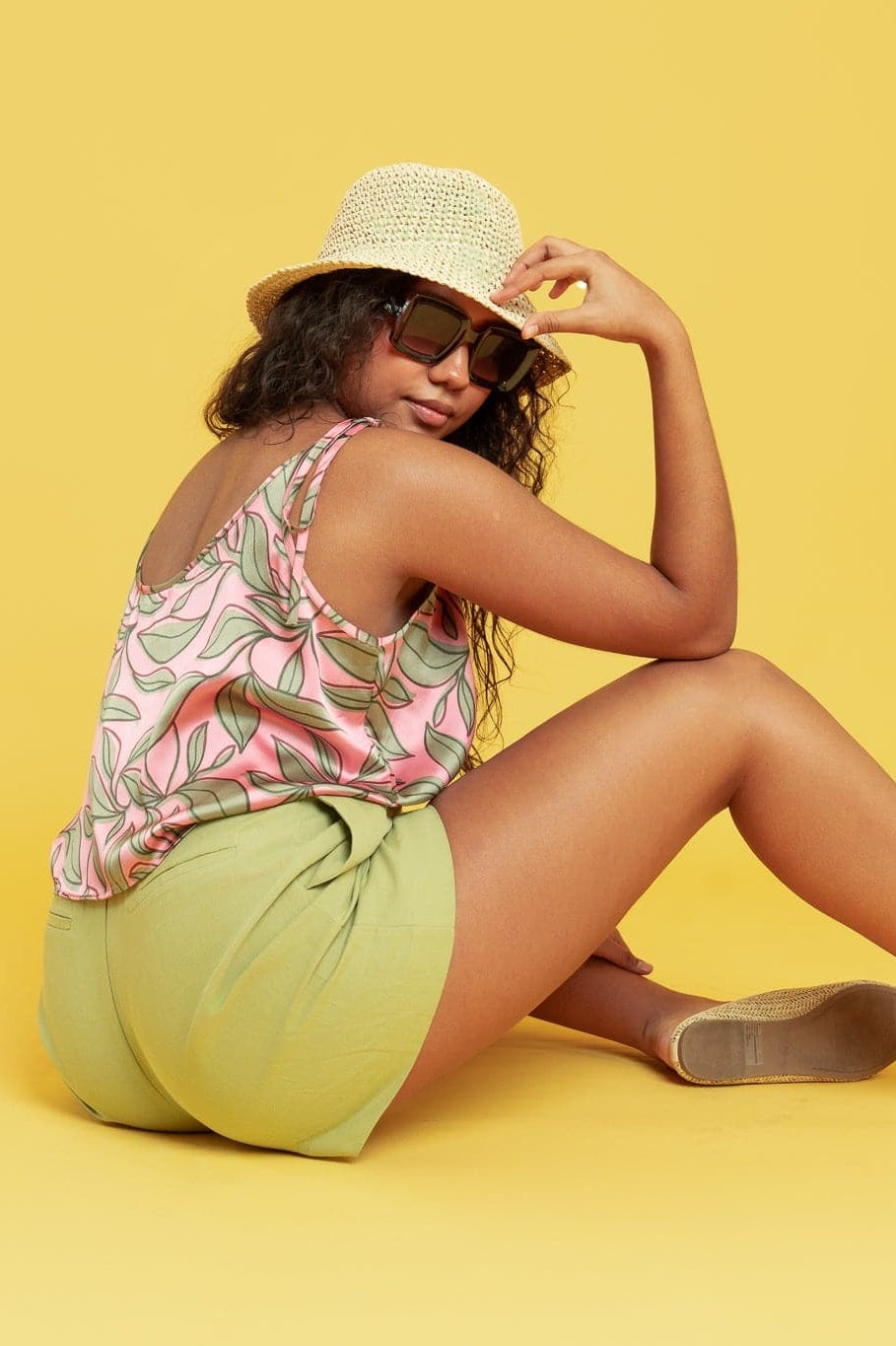 Recycled Polyester Havana Silky Printed Lounge Tank GyalBashy