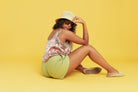 Recycled Polyester Havana Silky Printed Lounge Tank GyalBashy
