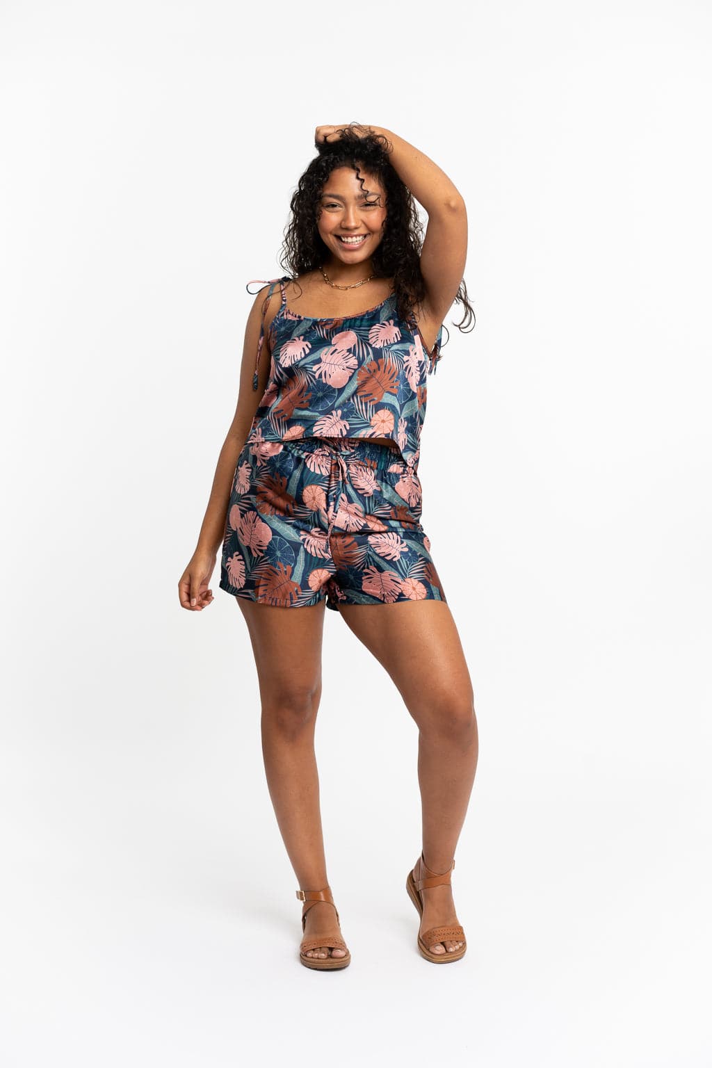 Recycled Polyester Havana Silky Printed Lounge Tank GyalBashy