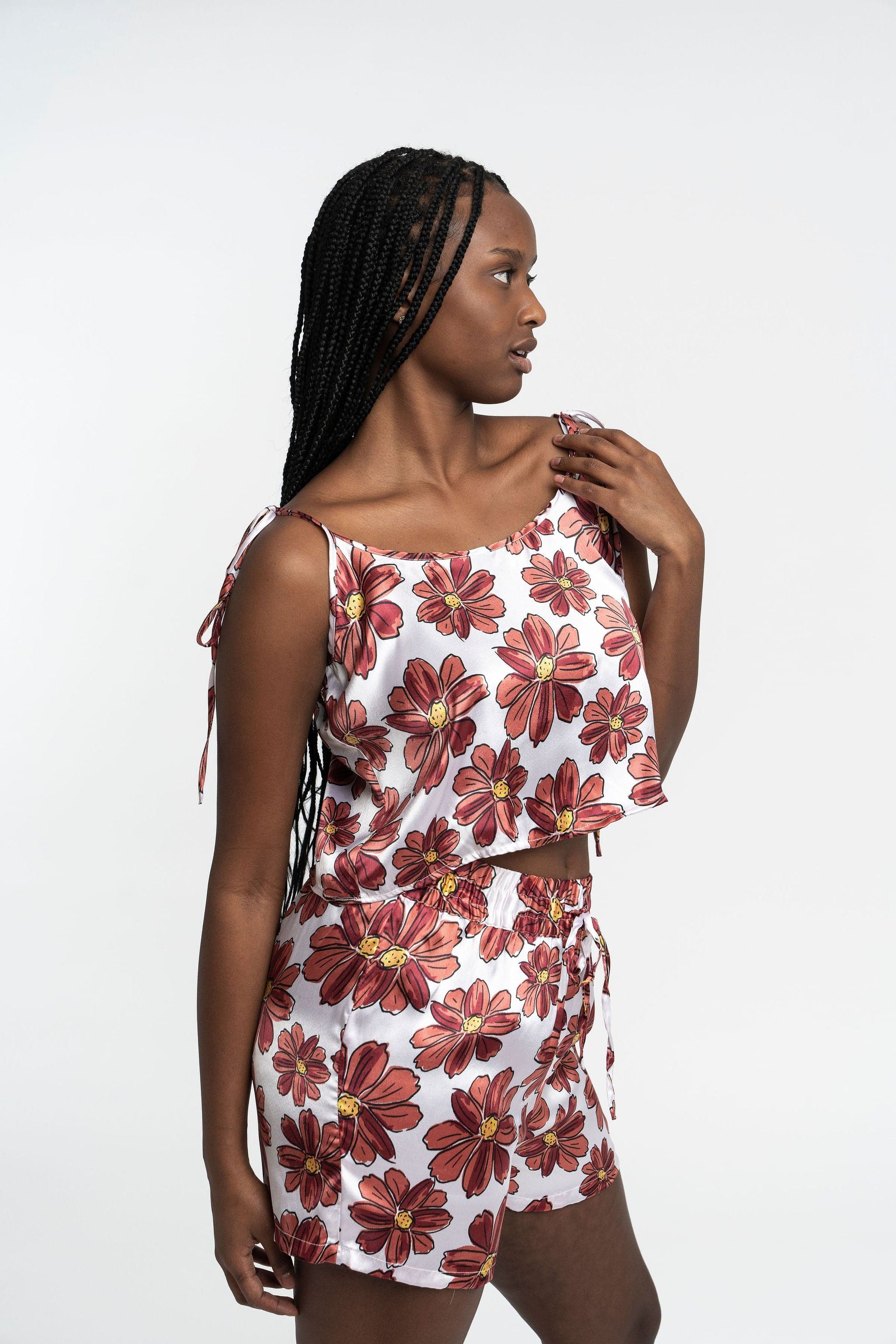 Recycled Polyester Havana Silky Printed Lounge Tank GyalBashy