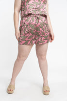 Recycled Polyester Lucia Silky Printed Lounge Shorts GyalBashy