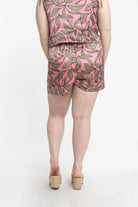 Recycled Polyester Lucia Silky Printed Lounge Shorts GyalBashy