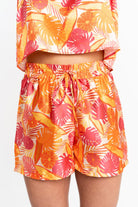 Recycled Polyester Lucia Silky Printed Lounge Shorts GyalBashy