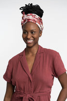 Recycled Polyester Roselle Printed Silky Hair Scarf GyalBashy
