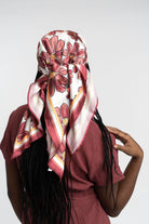 Recycled Polyester Roselle Printed Silky Hair Scarf GyalBashy