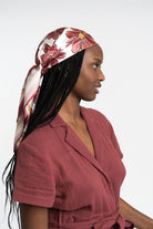 Recycled Polyester Roselle Printed Silky Hair Scarf GyalBashy