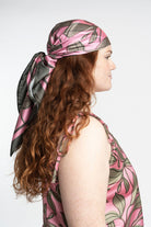 Recycled Polyester Roselle Printed Silky Hair Scarf GyalBashy