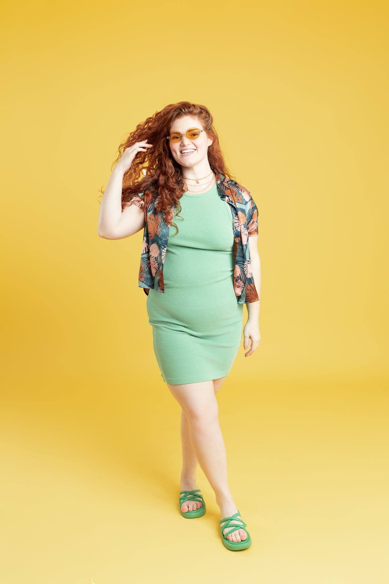 Recycled Silky Button Up Shirt GyalBashy