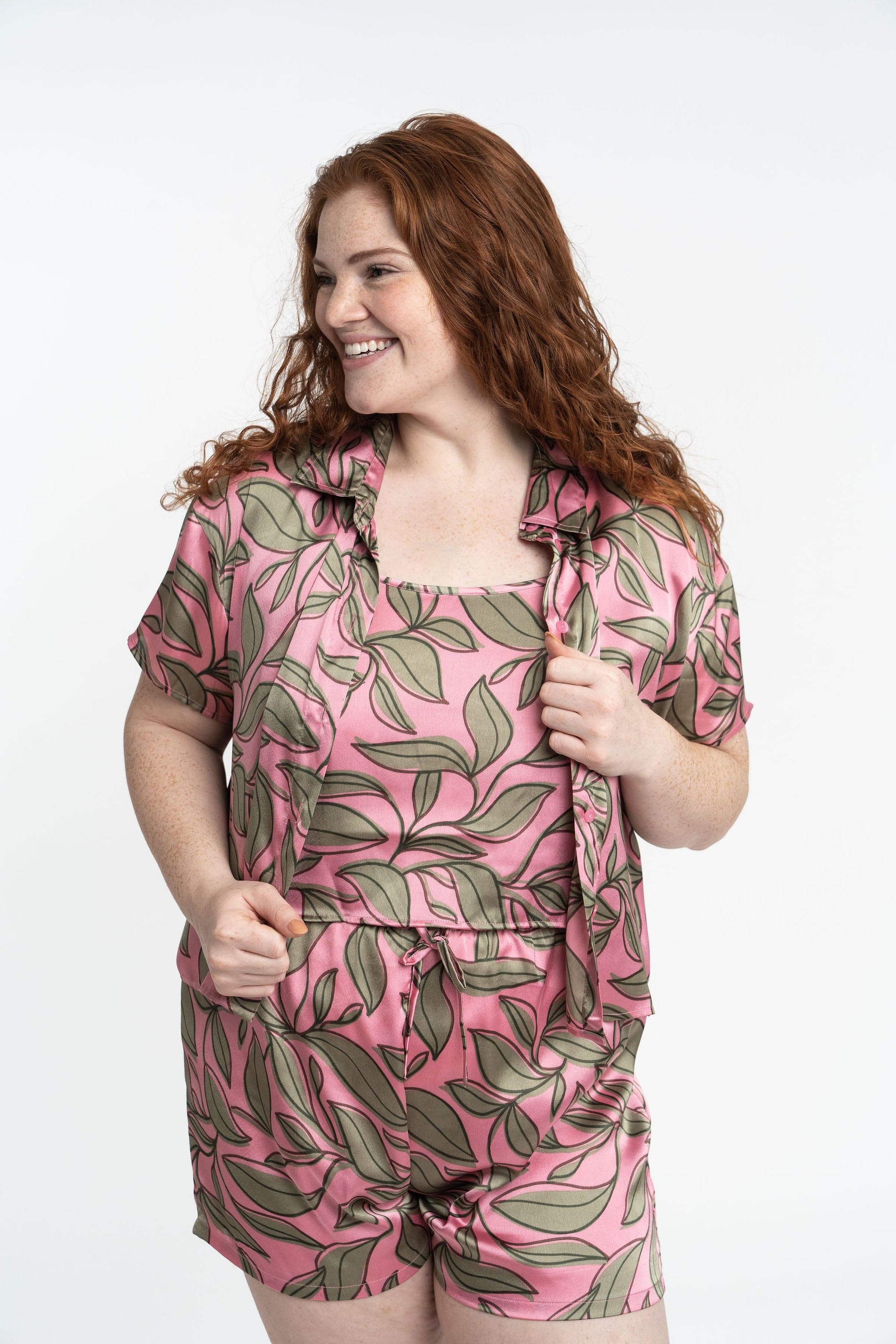 Recycled Silky Button Up Shirt GyalBashy
